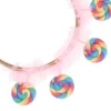 Lollipop Headband Lollipops Party Hair Accessories Costume Fabric Creative Child 4