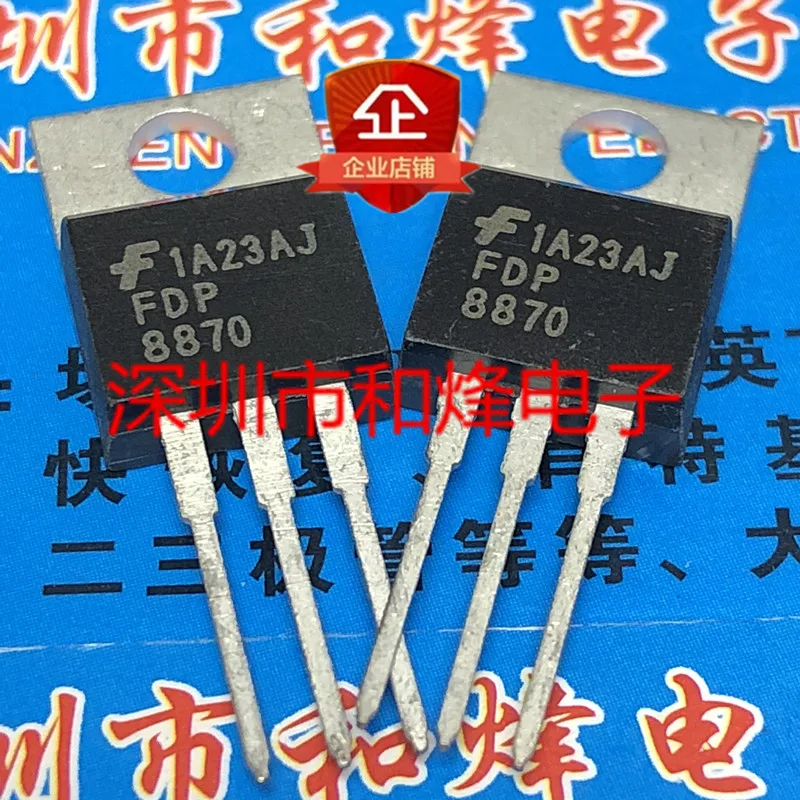 

5PCS-10PCS FDP8870 TO-220 30V 156A On Stock New And Origjnal