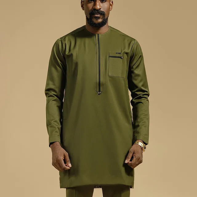 Deji Long Sleeve Dashiki Outfit