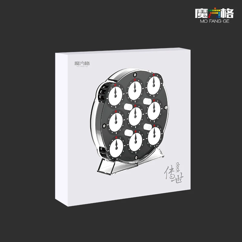 [JudyCube] QiYi Clock Lilac Puzzle Qiyi Magnetic Clock Qiyi Chuanshi Clock Cube Puzzle Speed Magnet Clock Educational Toys Gift 6