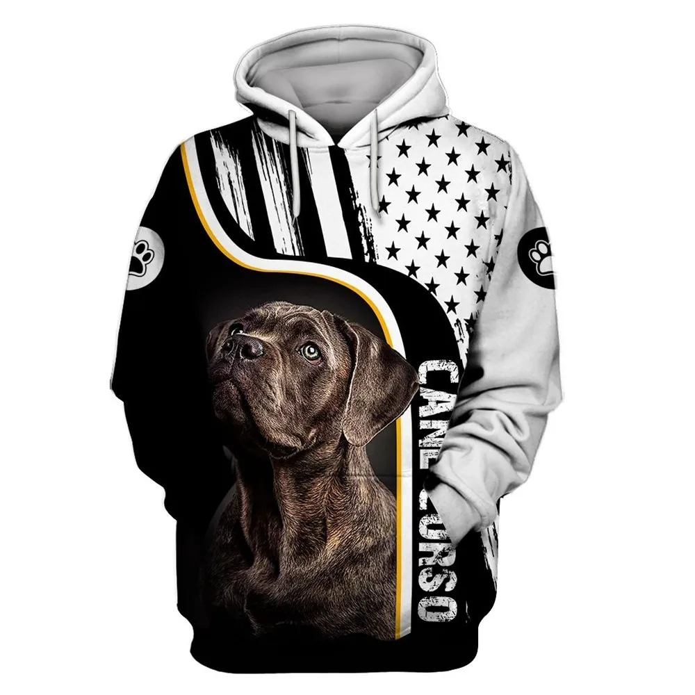 Love Cane Corso 3D All Over Printed Hoodies zipper hoodies women For men Fuuny Dog Pullover 02