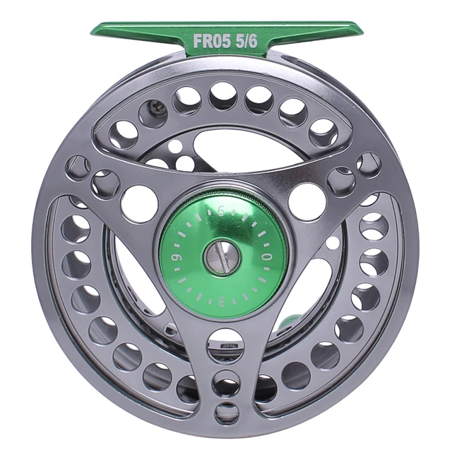 Fly Fishing Reel Large Arbor 2+1 BB with CNC-machined Aluminum