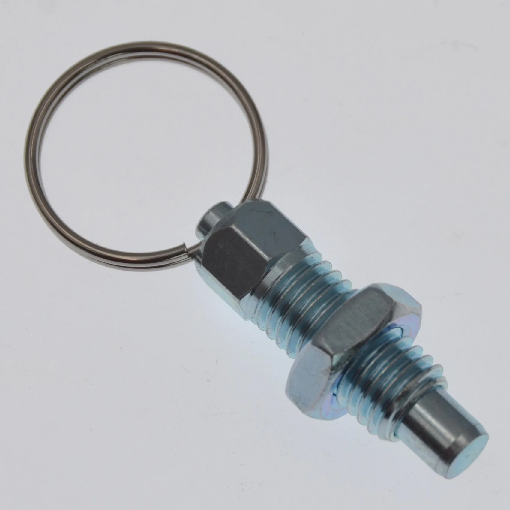 풀링 탄소강 용수철 인덱싱 뚜러뻥, M12 플랫 M12X1.75X8mm, 2 개