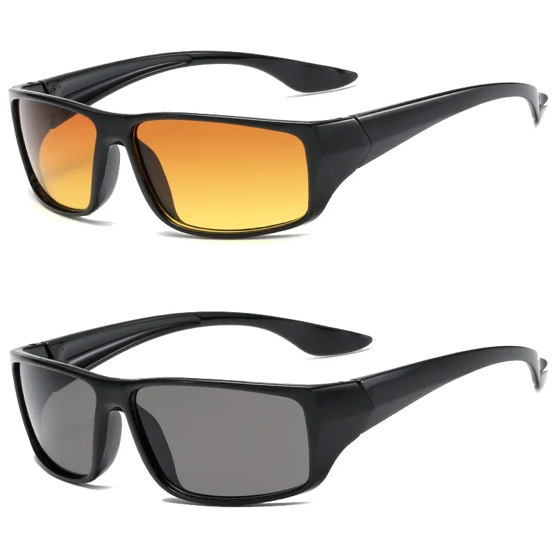 Driving Glasses Unisex Outdoors Riding Cycling Sun Glasses Goggles Motorcycle Bicycle Car Safety Driving Night Vision UV Protection