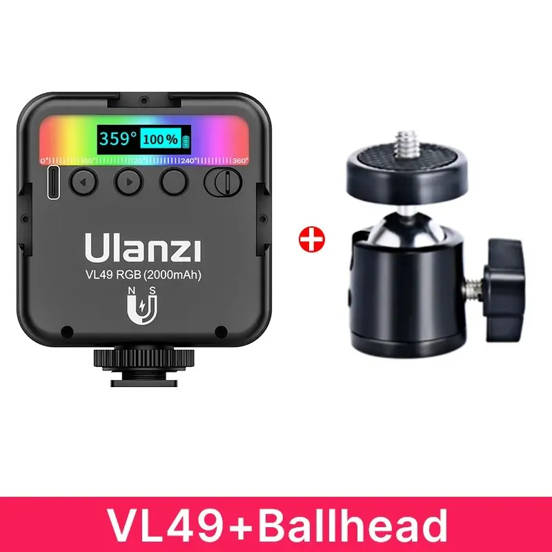 Ulanzi VL49 RGB LED Light for videos