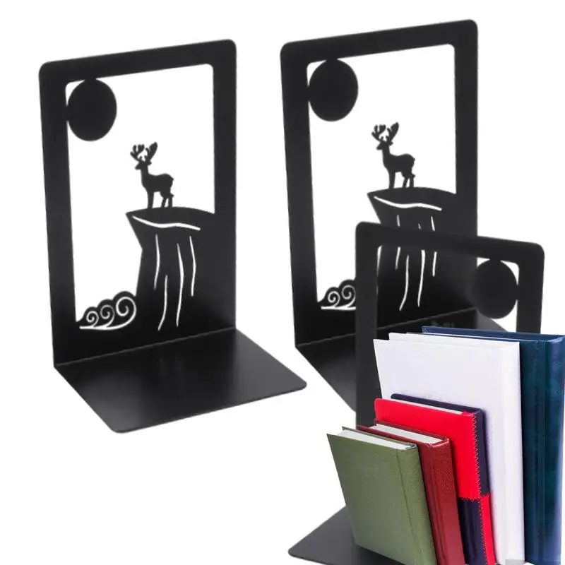 

Подставки для книг металлические, 2 шт., декоративные подставки для книг