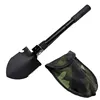 Outdoor 40CM Multifunctional Folding Portable Vehicle Mounted Soldier Camping Fishing Engineering Shovel 2
