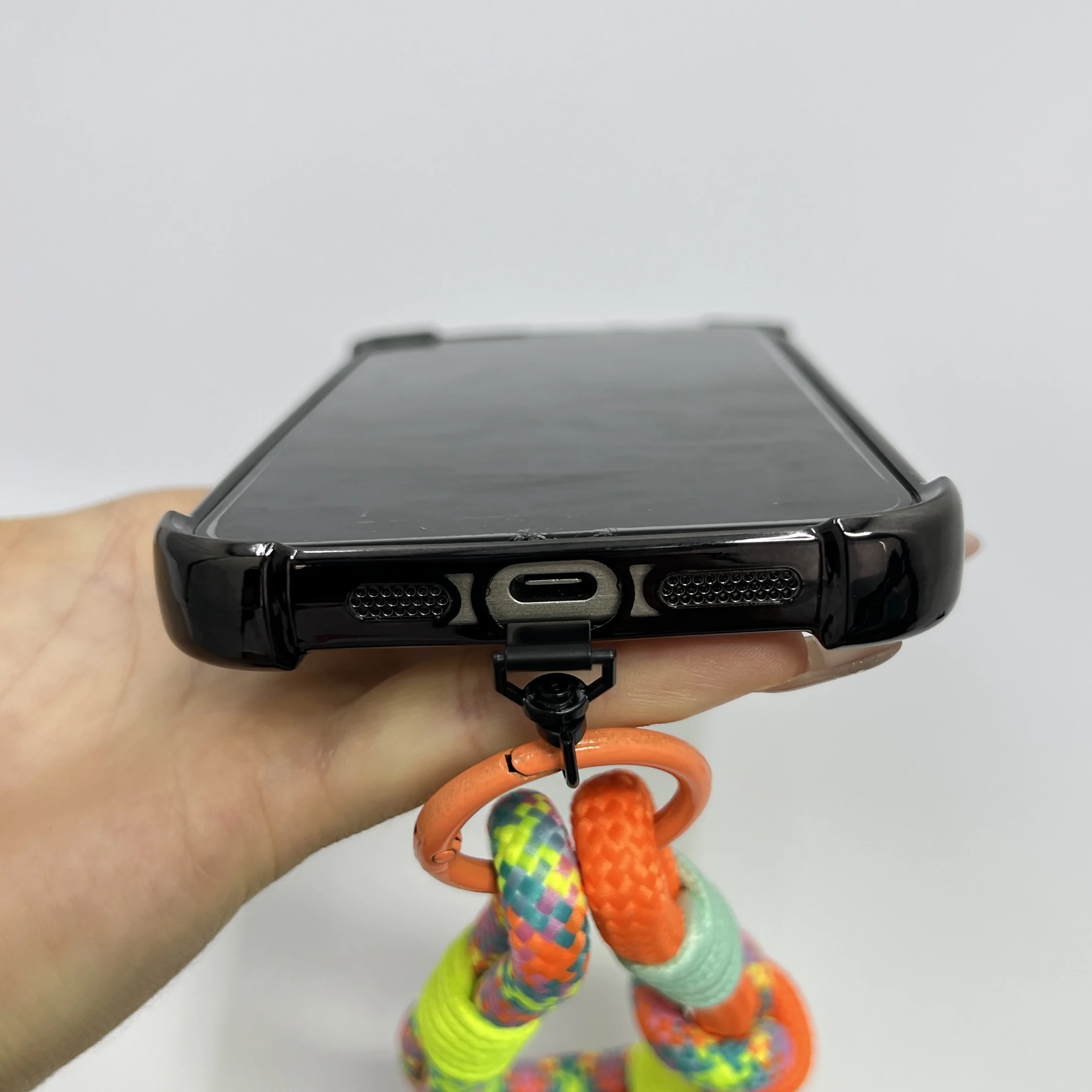DIY 2-in-1 휴대폰 범용 랜야드, 손목 짧은 랜야드, 360도 회전 ° 회전식 금속 걸이, 다기능 손목밴드