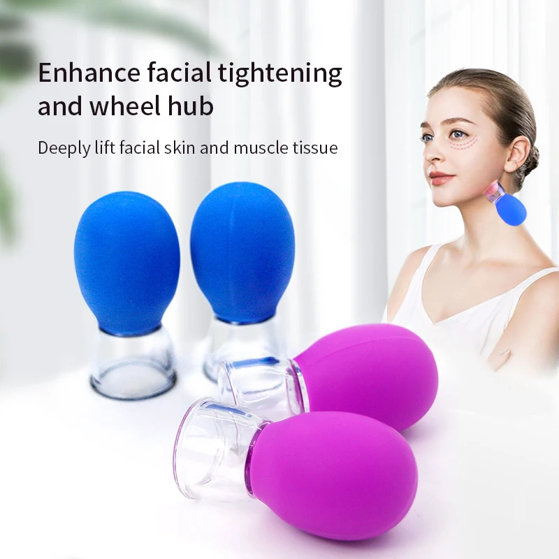 Vacuum Cupping Glass Jar Cellulite Massager For Face Acupuncture Hijama Suction Cup Slimming Fat Burning Health Care Face Sucker Vacuum Cupping Sets Vacuum Cupping Glass Facial Massager Cellulite Massager Roller Massage Tool