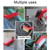 Mini Brush Set Of Three Kitchen Brushes For Cleaning Rust Removal, Paint Scrubbing Wire Brush Set Double-Ended Cleaning Pick 2