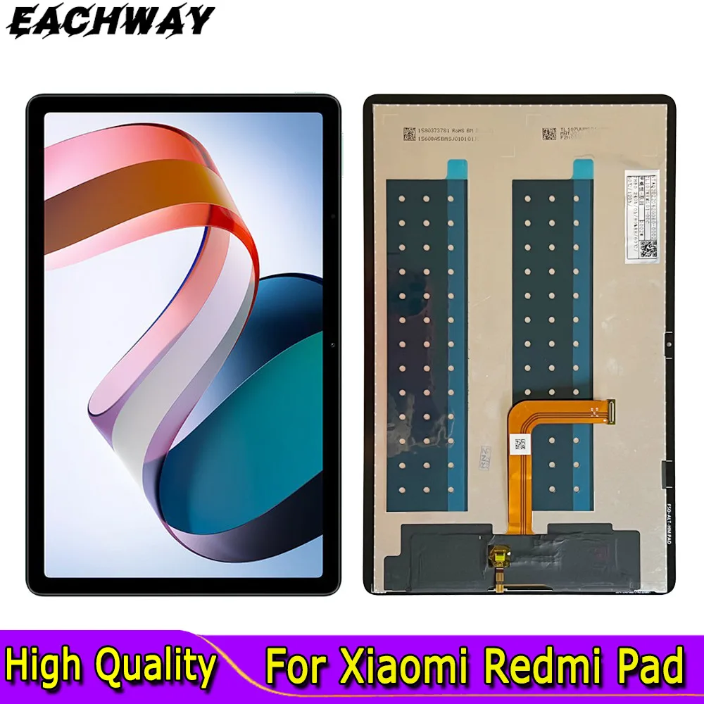 

Сенсорный экран для Xiaomi Redmi Pad, дигитайзер, стекло, ЖК-дисплей, панель, запасная часть 10,61 дюйма для Xiaomi Redmi Pad, ЖК-экран
