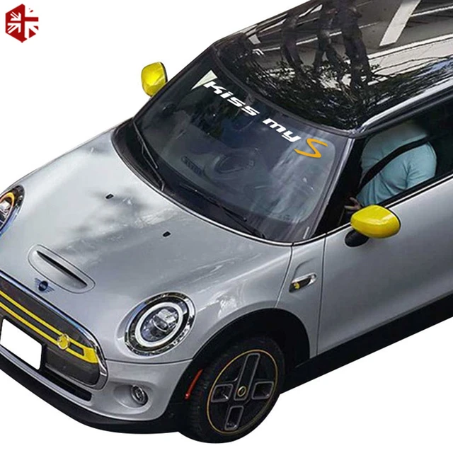 1PC Kiss My S COOPER S Reflektierende Auto Frontscheibe Windschutzscheibe  Fenster Grafiken Aufkleber für MINI Cooper