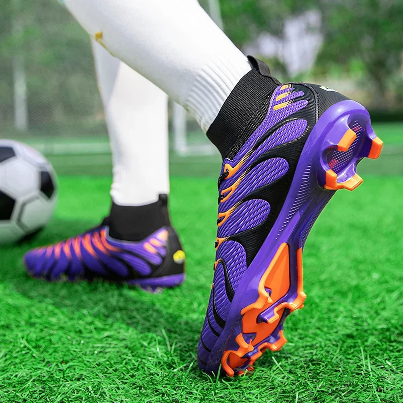 Football Shoes Men's Football Shoe Association Quick Five Up Football Nail Anti slip Professional Ultra Light Training Boot Turf