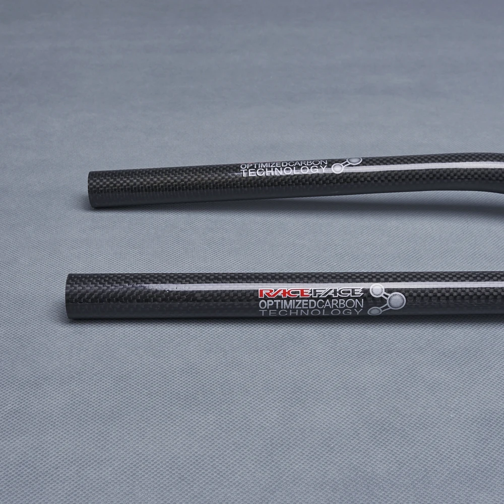 RaceFace Next Handlebar 31.8mm Glossy 3K Carbon Fiber Handlebar Bicycle MTB Bike Mountain Rise / Flat HandleBar 580mm-760mm Bicycle Accessories Bicycle Handlebar