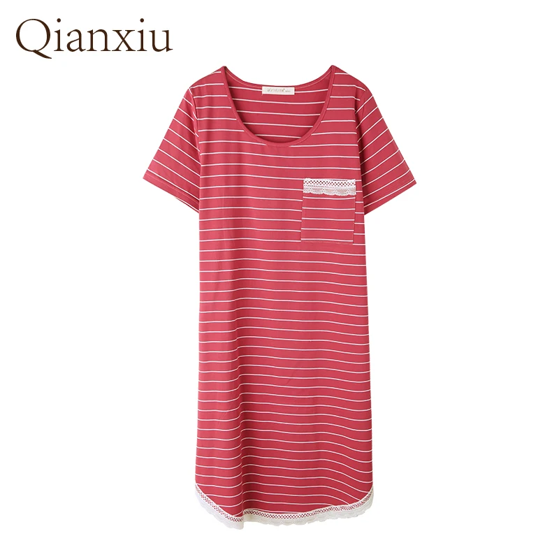 New Summer Comfort Soft Simple And Fashionable Women's Home Clothes Pajamas Home Wear Casual Wear Sleeping Dress Nightgown