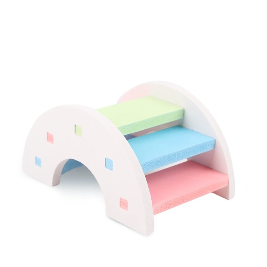 1pc hamster cage landscaping supplies macaron colored pet climbing ladder toy hamster climbing ladder