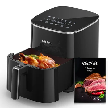 Air Fryer 11-in-1 Digital , Large 6 QT Airfryer with Easy View Windows, MAX 450℉ for Crispy, 50% Faster, Fast Roast, Preheat 1