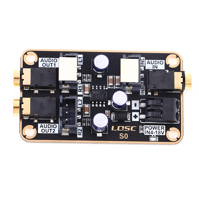 

Audio Isolation Noise Reduction Module Audio DSP Common Ground Amplifier Board Car Audio DS Power Amplifier Board