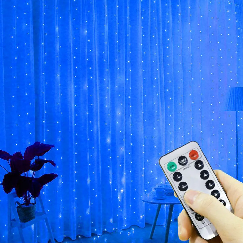 Guirnalda de luces LED con 8 modos para bodas, USB, 3 m, 4 m, 6 m, para decoración de fiestas, exteriores, vacaciones, dormitorio, Navidad