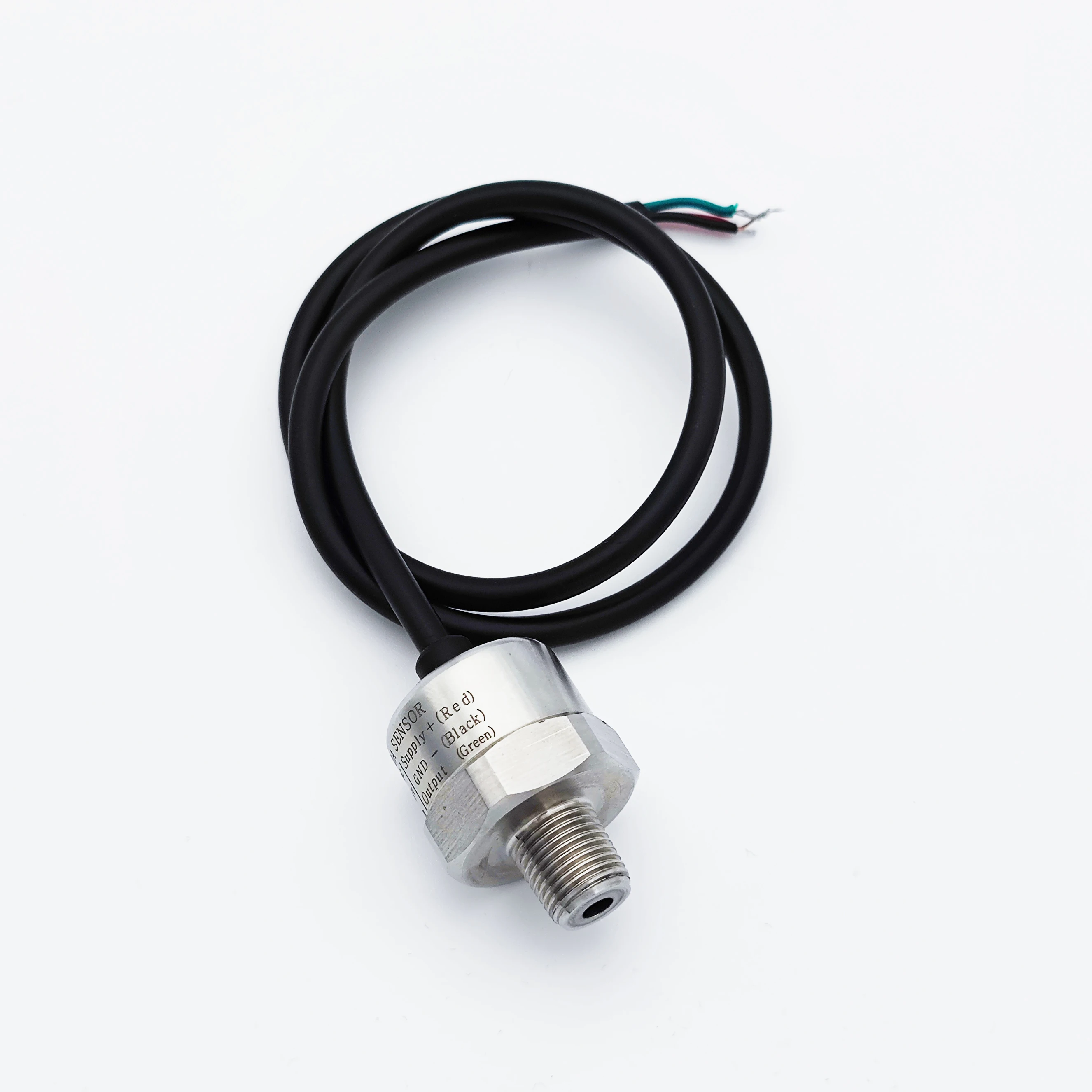 Sensor de pressão de aço inoxidável transmissor, transdutor de água, óleo, combustível, gás, ar G1, 8, 5V, 0.5Mpa, 1.2Mpa