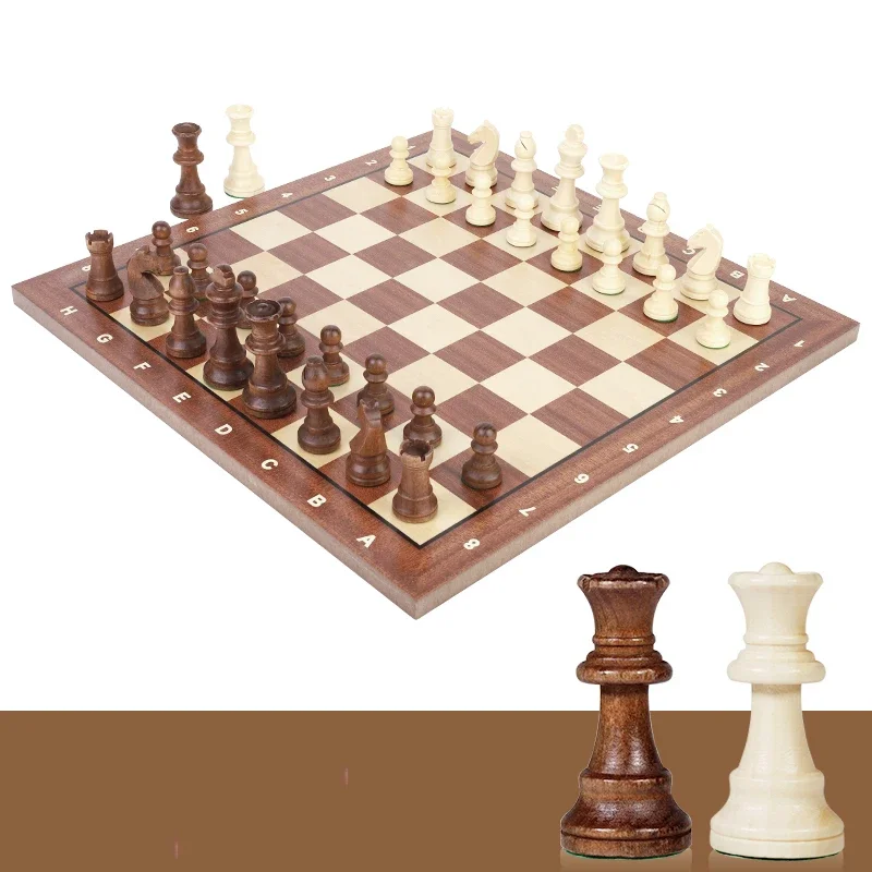 Puzzle Wood Board Game Travelbig Big High Quality Unusual Adult Chessboard  Entertainment Thematic Relogio Xadrez Chess Game - AliExpress