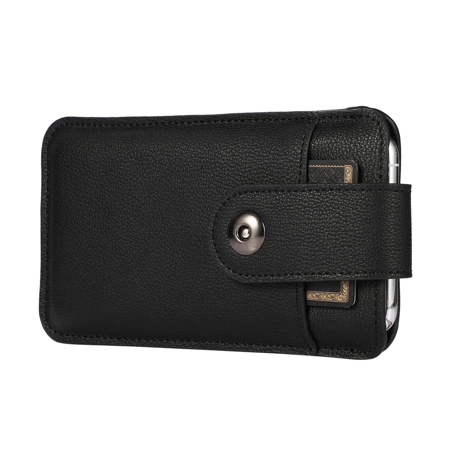 Premium PU Leather Phone Pouch with Belt Clip and Keychain