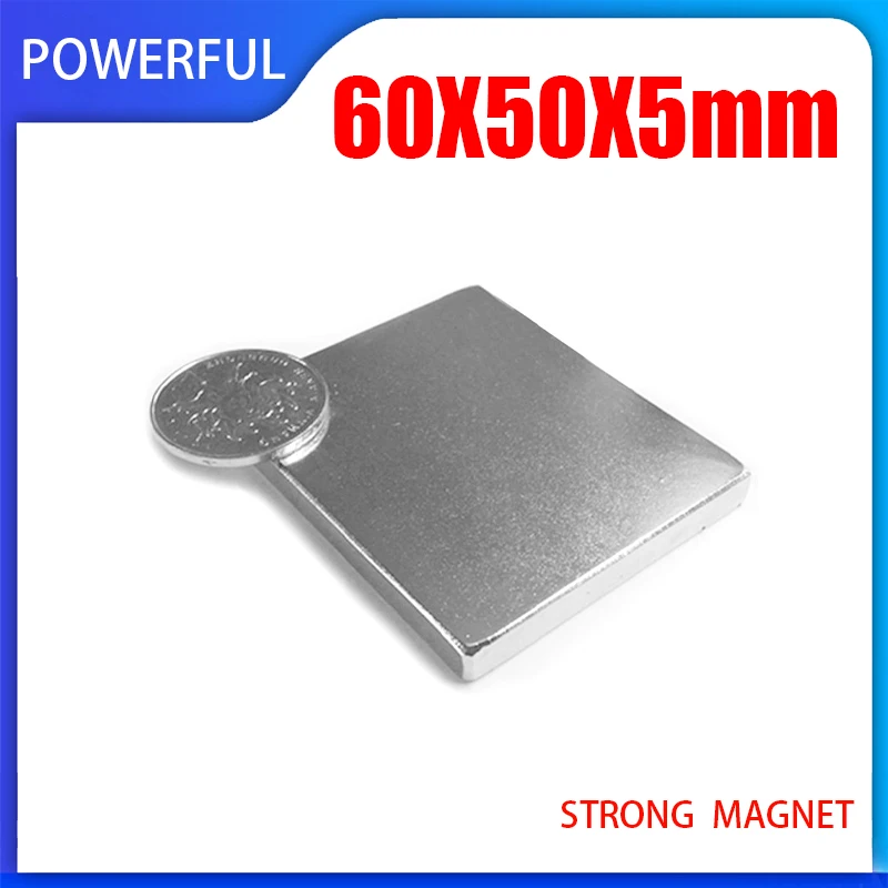 

1~10PCS 60x10x10 60x20x5 60x20x10 60x25x10 60x30x10 60x40x5 60x40x10 60x50x5 N35 NdFeB Block Powerful Permanent Magnetic imanes