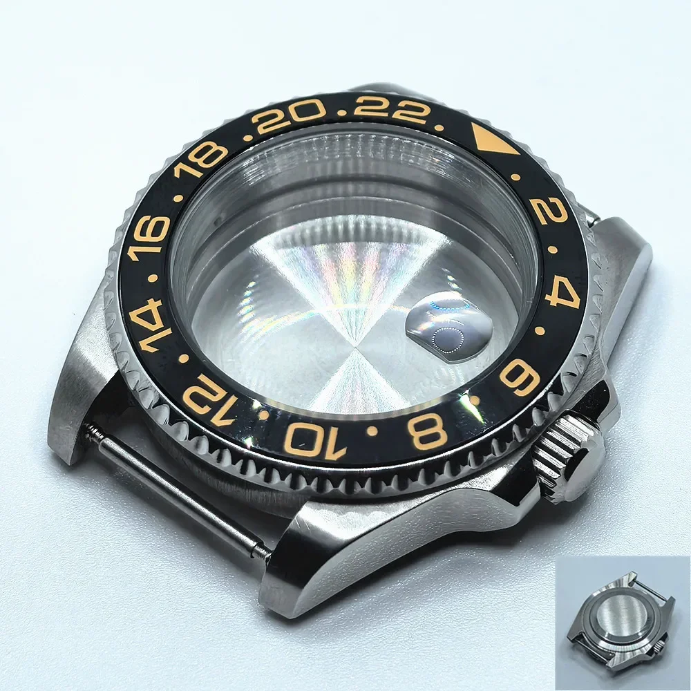 40mm Transparent Glass Watch Case