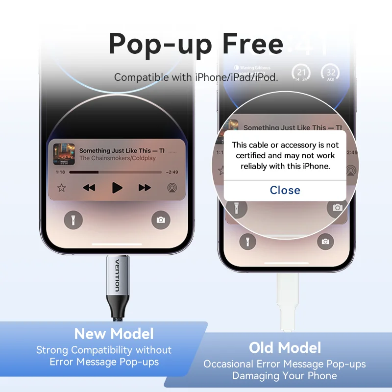 Vention Premium Lightning to 3.5mm Audio Adapter Cable