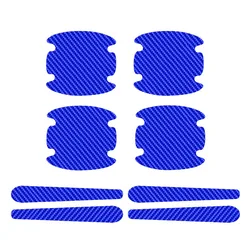 8 - Piece Scratch - Resistant Car Door Handle and Bowl Protective Film Set (Blue)