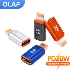 OLAF OTG USB C To Lightning Adapter For iOS Male to Type c Female Converter For iPhone 14 13 11 Macbook 20W Fast OTG Connector