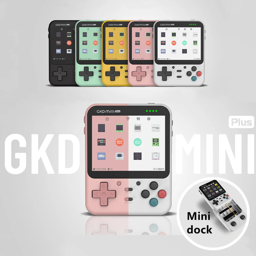 GKD Mini Plus Handheld Game Console Retro Console Video Game Consoles