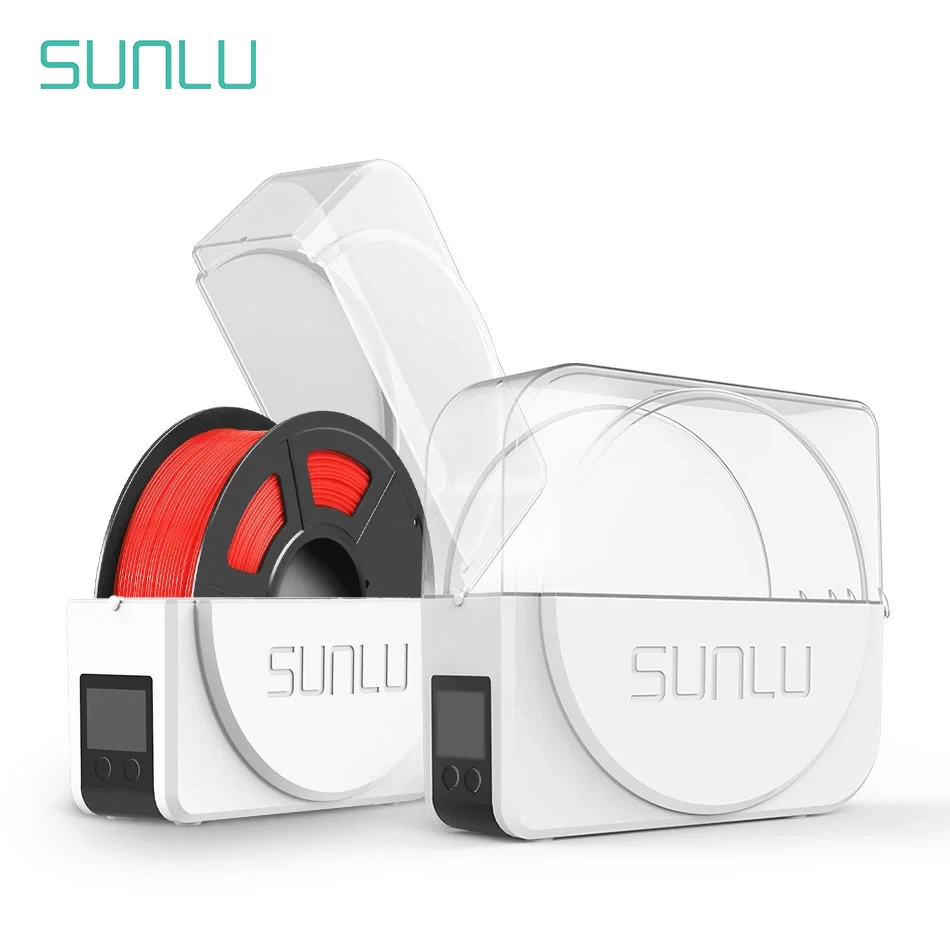 

Сушилка для наполнителя SUNLU 3D сохраняет сушку во время печати функция времени наблюдаемая верхняя крышка ЖК-экран дисплей FilaDryer S1