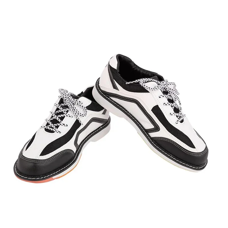 Non-slip Wear-resistant Indoor Professional Bowling Shoes Classic Men and Women Leather Sports Shoes Comfortable Bowling