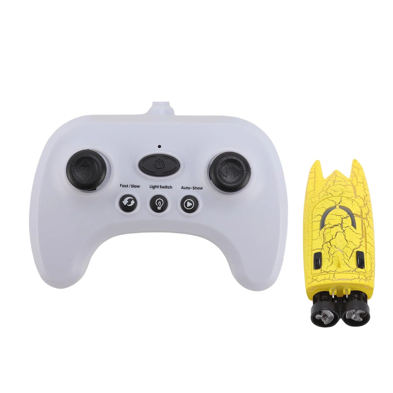 Description Picture 5 of itemRC Boat Mini Remote Control Boat with Light 2.4G 360° Rotation Rechargeable Waterproofing RC Racing Boat Swimming Pool Toys