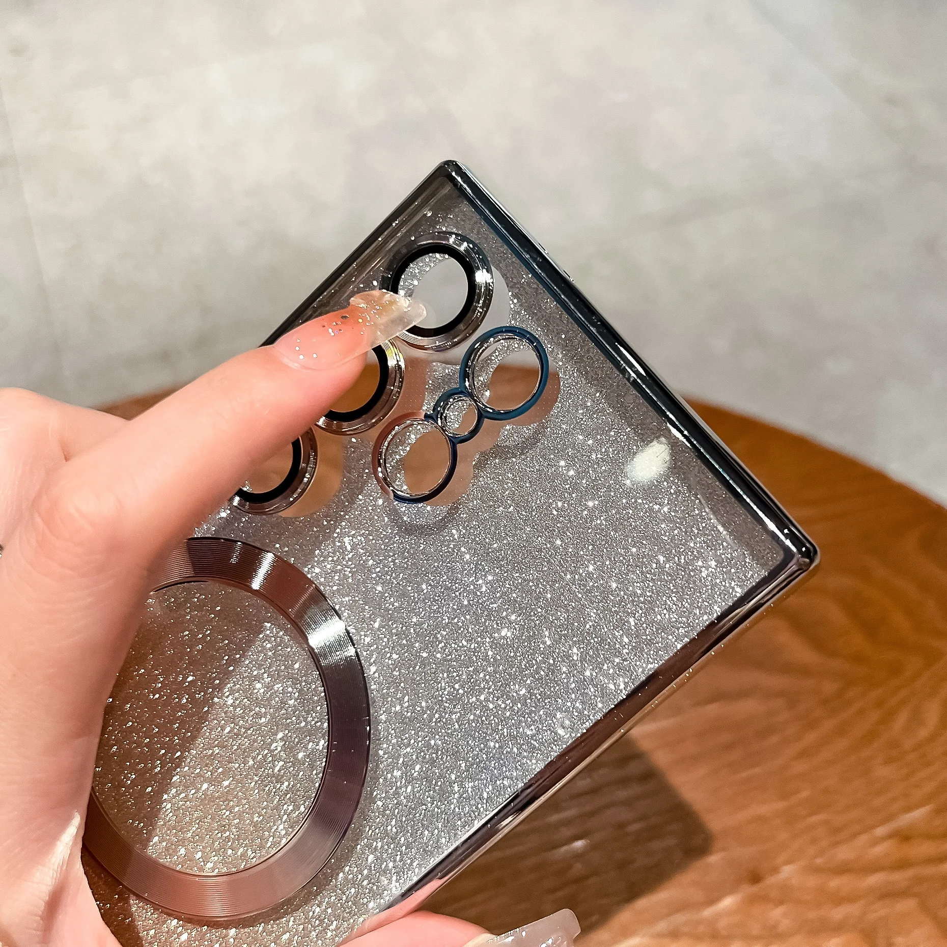Sparkling Bling Sequin Magnetic TPU Phone Cover