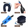 Inflatable Air Cervical Traction Support Stress Relief 3/4 Layer Neck Collar Pillow Stretching Brace Posture Corrector 6