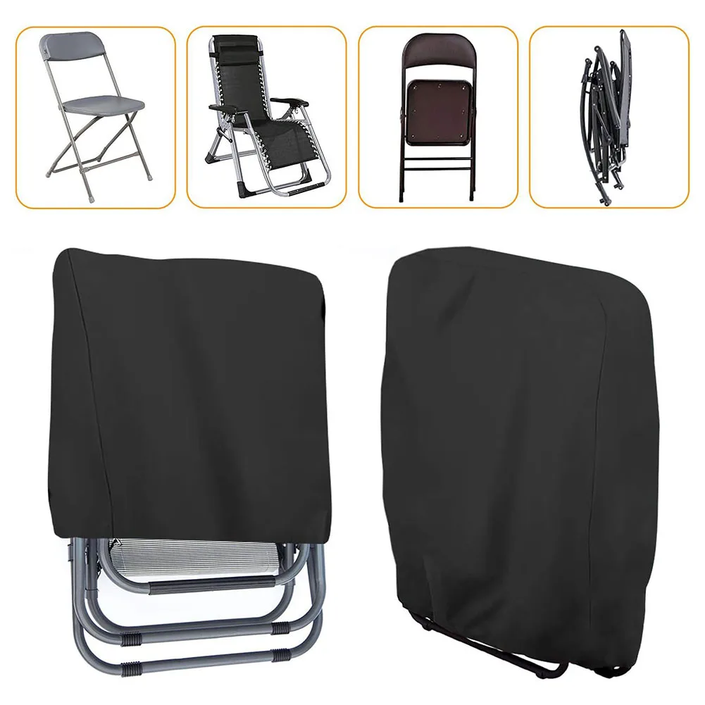 Durable Folding Chair Cover Oxford Cloth Folding Pew Cover Garden Cover Outdoor Furniture Covers Ripstop Waterproof