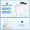 Smart Toilet, Bidet Built in And Toilet with Heated Seat, Automatic Flush, Dryer, Night Light, Digital Display, Toilet Smart 4