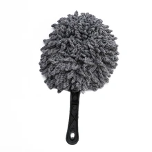  Car Cleaning Brush Microfiber Auto Window Wash Cleaner Long Handle Fabric Car Care Handy Washable Cars Dirt Dust Tools 2023 