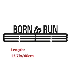 Athletic Achievement Medal Display Hanger Rack (BORN to RUN)