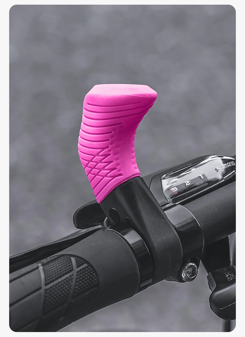 WEST BIKING MTB-Fahrrad-Daumengriffe, ergonomisch, rutschfest, leicht, Fahrrad-Daumen-Kraft-Griff, geeignet für Lenker, Durchmesser 22 mm – Detail 18