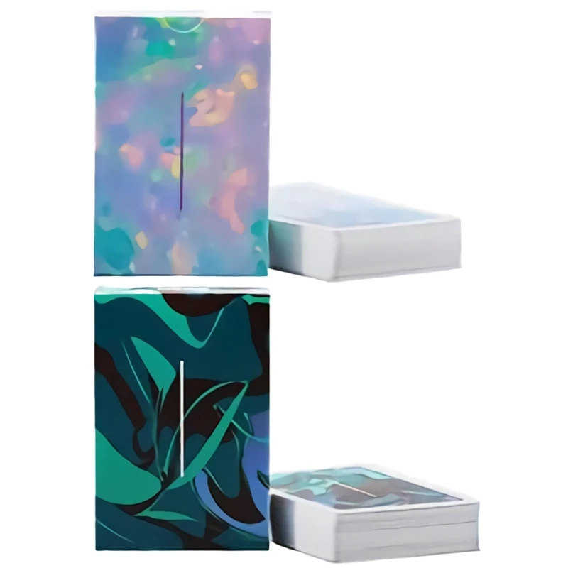 Description Picture 2 of itemDazzling Simple Style Playing Cards plastic waterproof Newest Fluid Flower Cut Poker Family Party Board Game