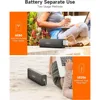 Solar Generator, 1296Wh Portable Power Station with Replaceable Battery, 3X1200W (peak 2400W) Camping Generator 3