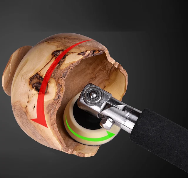 Levigatrice A Ciotola Per Tornio Legno - Testa Regolabile, 10 Dischi Da 50mm, Per Calici, Piatti E Lavori Curvi