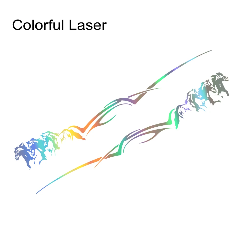 Cabeça de cavalo silhueta decalque adesivo de vinil para carro caminhão suv rv reboque veículo corpo lateral correndo listra gráfica acessórios automóveis