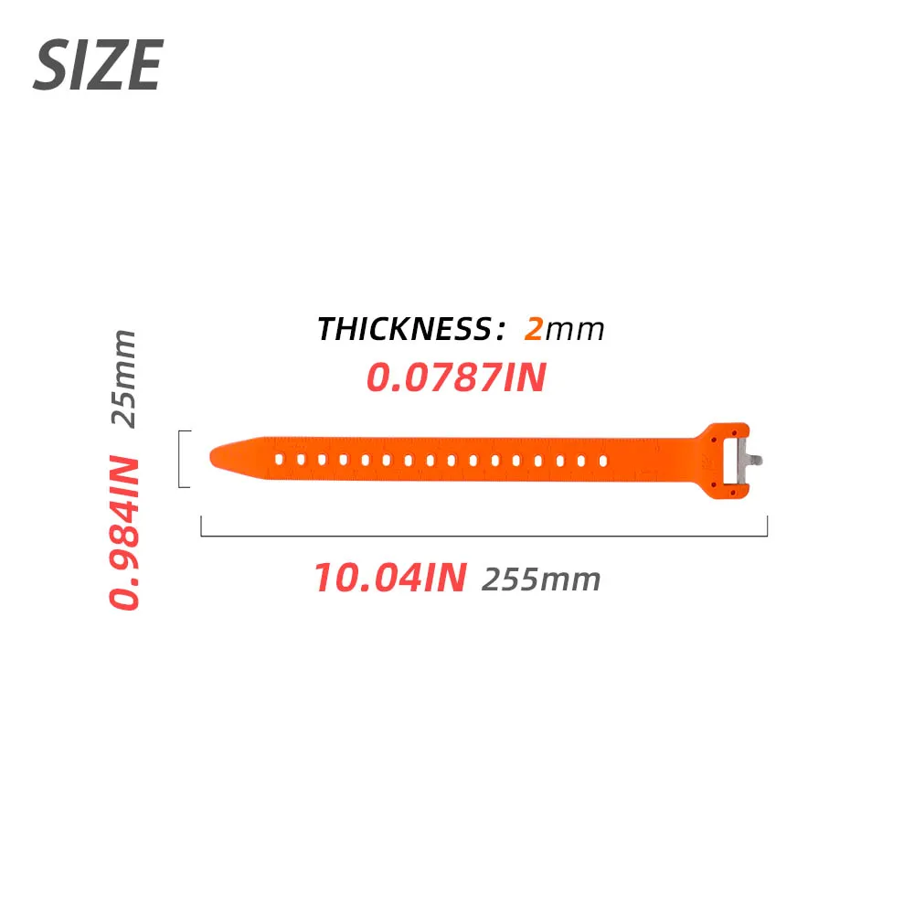 ملحقات ربط الدراجة النارية بحزام مطاطي من Rhinowalk مصنوع من مادة TPU - Image 4