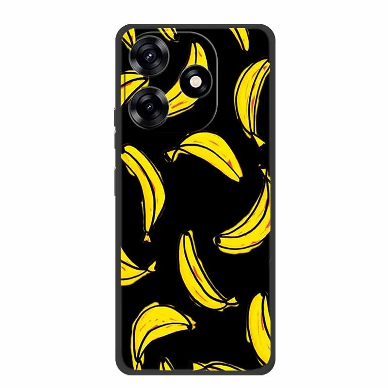 Premium Black Silicone Soft Phone Case - 6.6 Protective Back Cover Shell