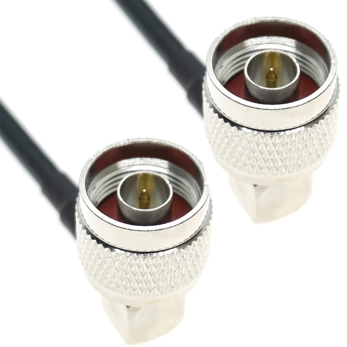 

RG58 N Male Right Angle to N Male RA 90 Degree Crimp Lot RF Coax Pigtail Jumper 50ohm Cable