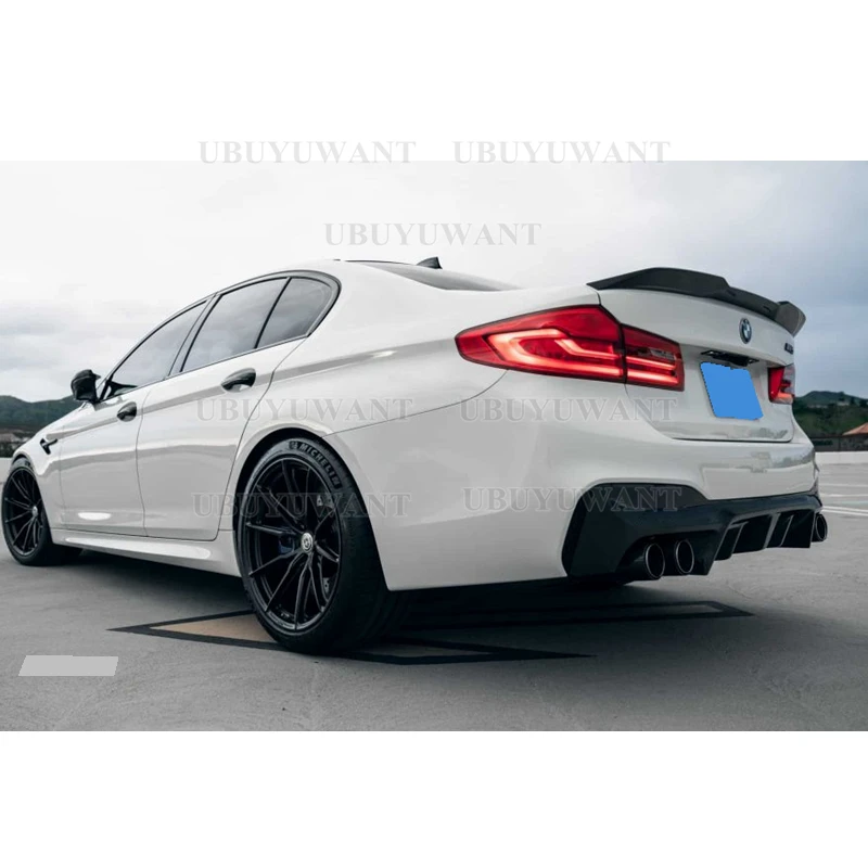 Rear Spoiler For BMW 5 Series G30 F90 M5 2017+ ABS Gloss Matte Black